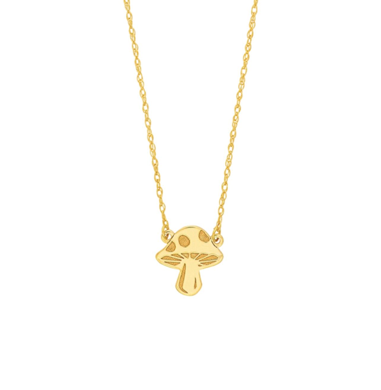 14k Solid Gold Mushroom Pendant, Vintage Gold Mushroom Pendant, Magic Mushroom Pendant, 14k Mushroom Charms, Dainty Gold buy Mushroom Pendant