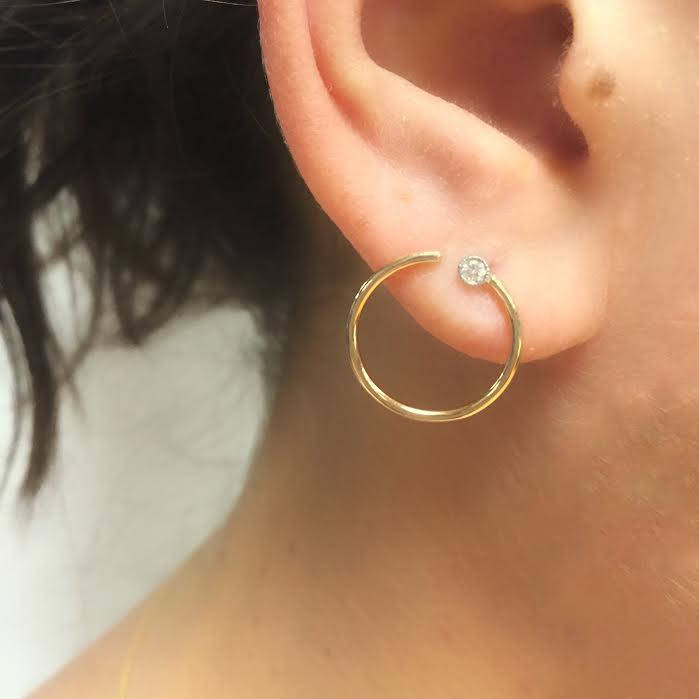 Full Circle Hoop Earrings