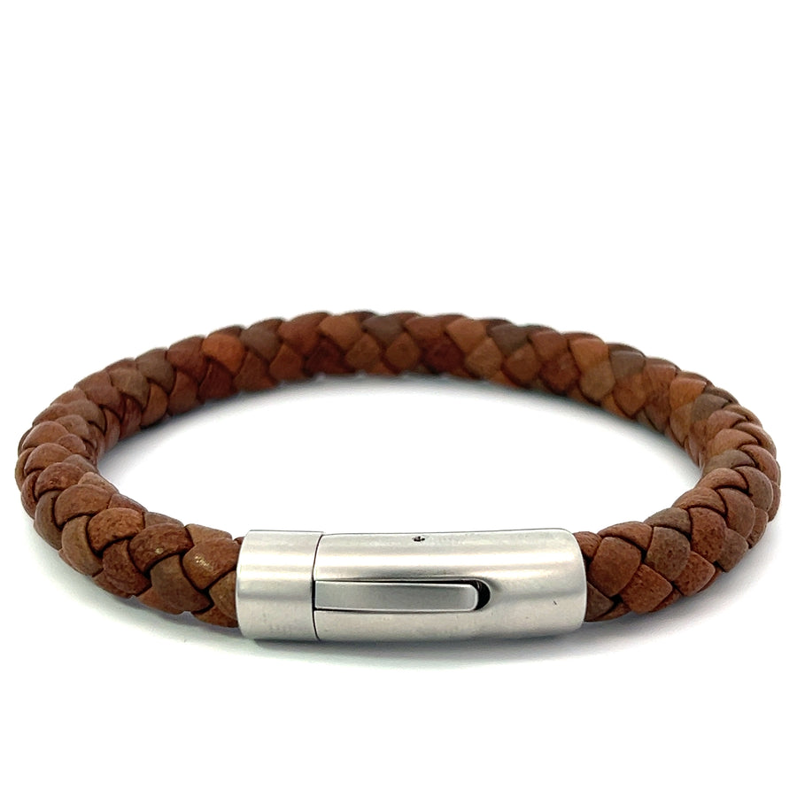 Men's Collection 8mm Long Cord Leather Bracelet