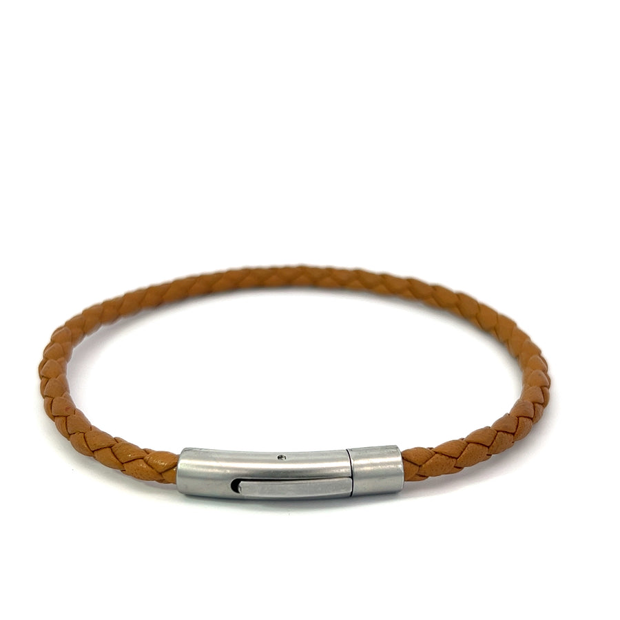 Men's Collection 4mm Long Cord Leather Bracelet