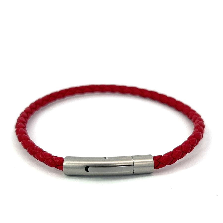 Men's Collection 4mm Long Cord Leather Bracelet