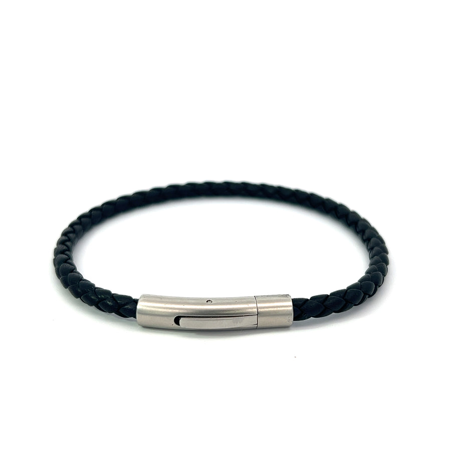 Men's Collection 4mm Long Cord Leather Bracelet