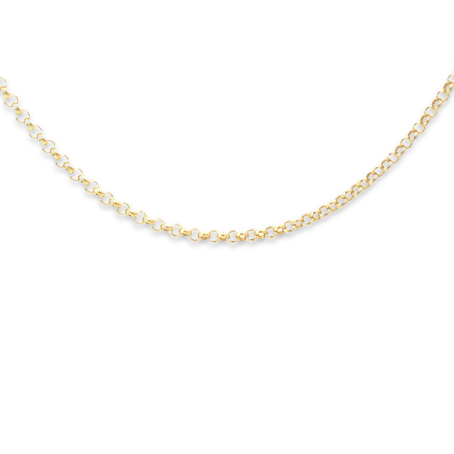 14K Gold 2.50mm Rolo Chain Necklace