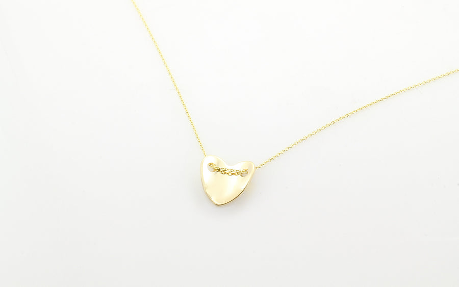 14K Gold Vivie Heart Necklace