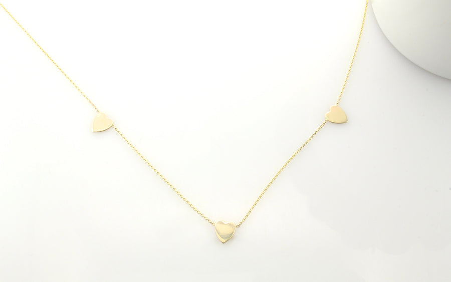  YOUBEIYEE 3 Meters Mixed Color Heart Chains Necklace