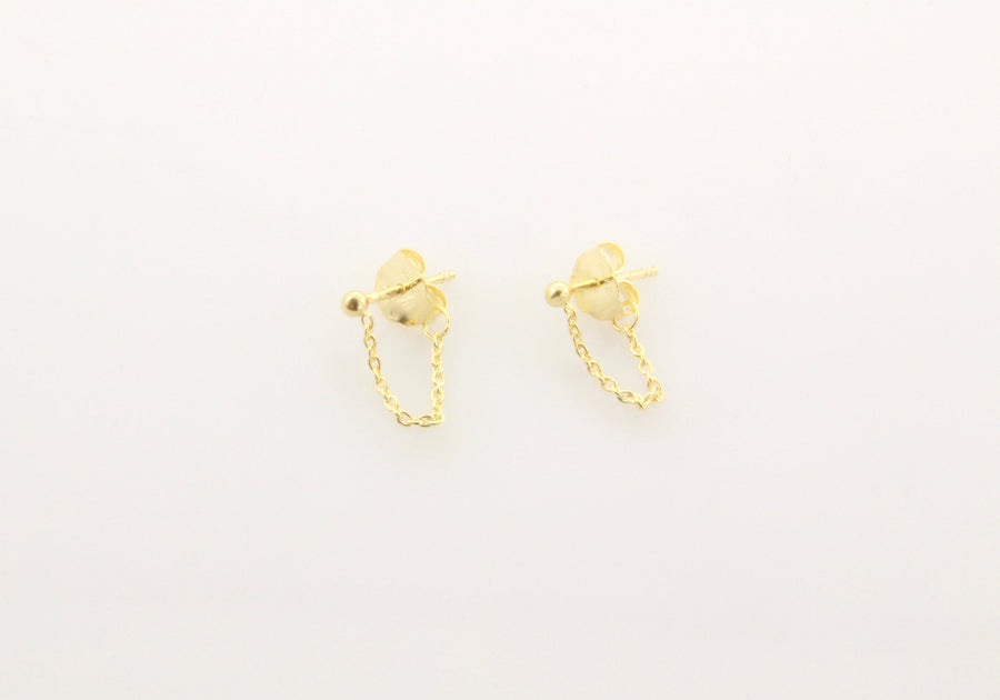 Rope Chain Drop Earrings in 14K Gold | Zales